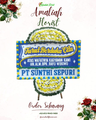 Papan Bunga Duka di Suka Maju