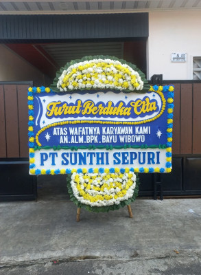 Papan Bunga Duka di Suka Maju