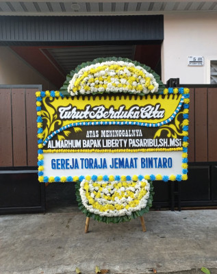 Papan Bunga Duka di Suka Maju